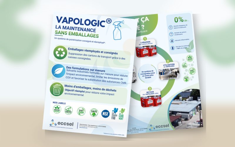 Plaquette VAPOLOGIC 2026 : la maintenance sans emballages