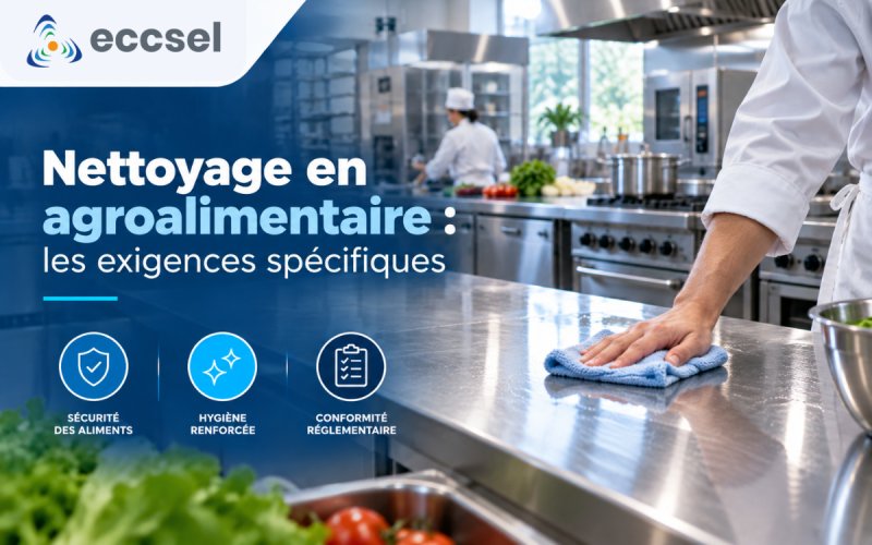 Nettoyage en agroalimentaire : les exigences spécifiques
